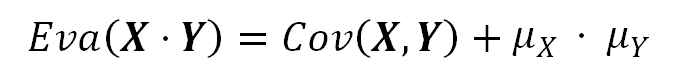 Expected Value of the product of two correlated variables